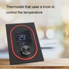 Smart Color Thermostat LCD Programmable Knob Control Touchscreen Water Heating