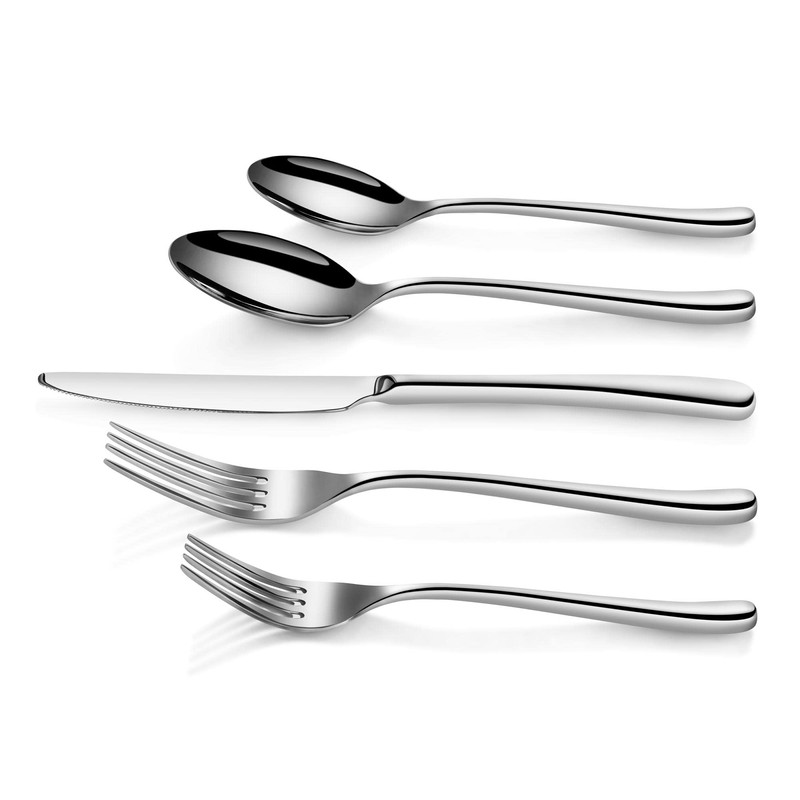 Cangshan 1027013 Rain II Series 20-Piece Stainless Steel 18/10 Forged