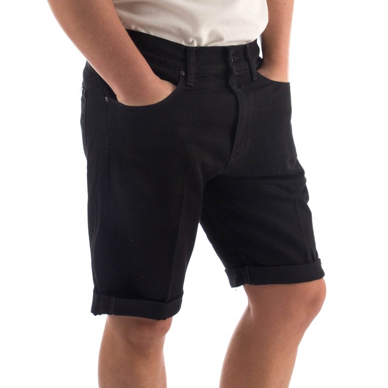 CARHARTT WIP Swell Men's Shorts, Black/rinsed