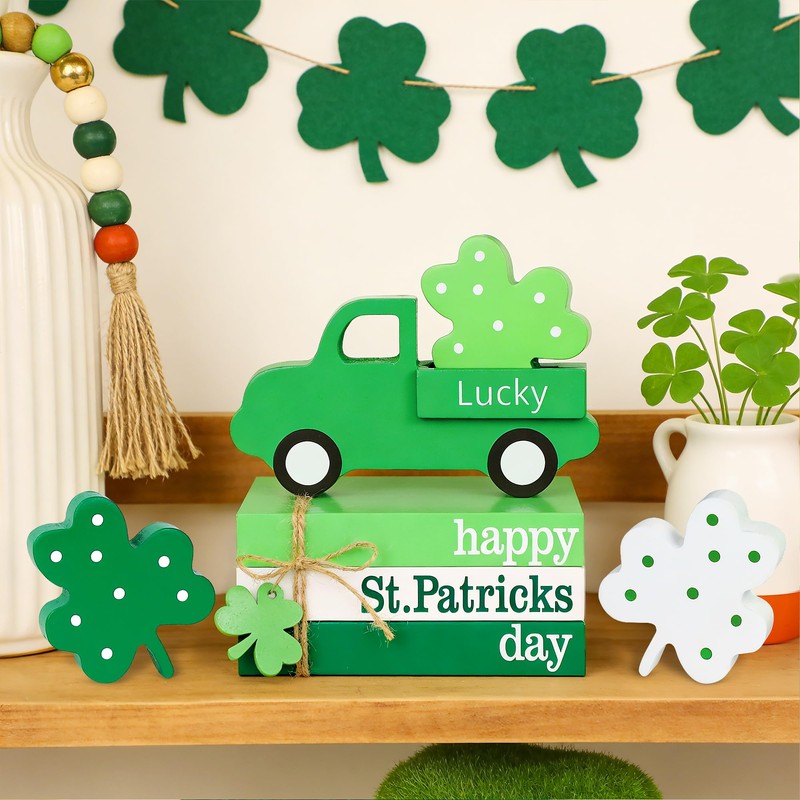 8 Pcs St Patricks Day Decorations, St. Patrick's Day Tiered