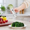 Stainless Steel Condiment Seasoning Container Pots Set with Spice Rack