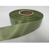 2 metres of 25mm Satin Ribbon Moss Dusky Sage Green