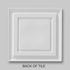 CeilingConnex Mission PVC Ceiling Tile 2’ x 2’ (White)