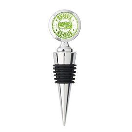Seoul South Korea Metal Stainless Steel Bottle Wine Stopper