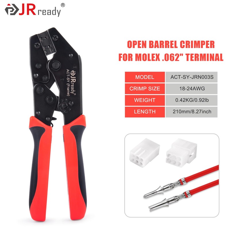 JRready ACT-SY-JRN003S 062" Crimp Tool for 1.57mm Dia. terminal Stamped