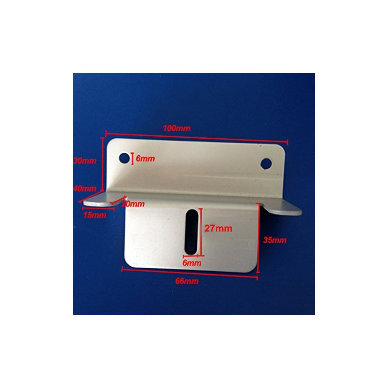 LOWENERGIE 4 x Metal Solar Panel Mounting Bracket Set Kit