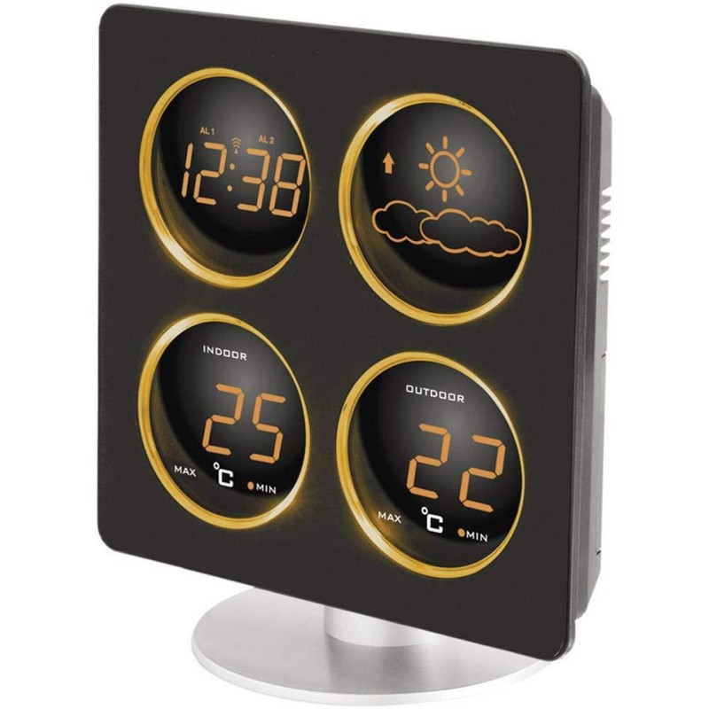 Technoline WS 6830 Weather Station with Weather Trend, Black
