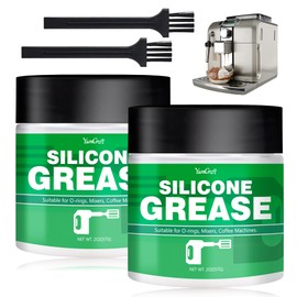 Silicone Grease - 4oz Food Grade Plumbers Grease, Waterproof Silicone Lube for O Ring, Valve Rubber Seals, Faucet, Espresso Machine - Food Grade Lubricant Grease for Kitchenaid Stand Mixer, Filters