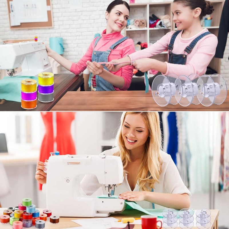 25 Pcs Sewing Machine Bobbin Case Bobbin Organizer for Home