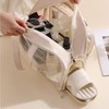 Waterproof Transparent Beach Bag for Water Play & Slipper Storage Bag Green