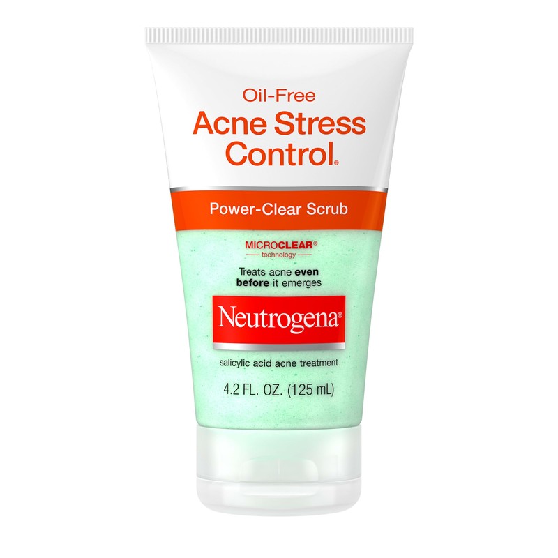 Exfoliante para el acné, sin aceites de Neutrogena Power-clear, control