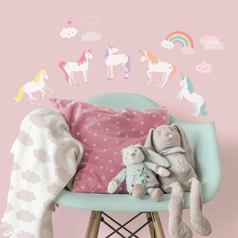 RoomMates Unicorn Magic Peel and Stick Wall Decals