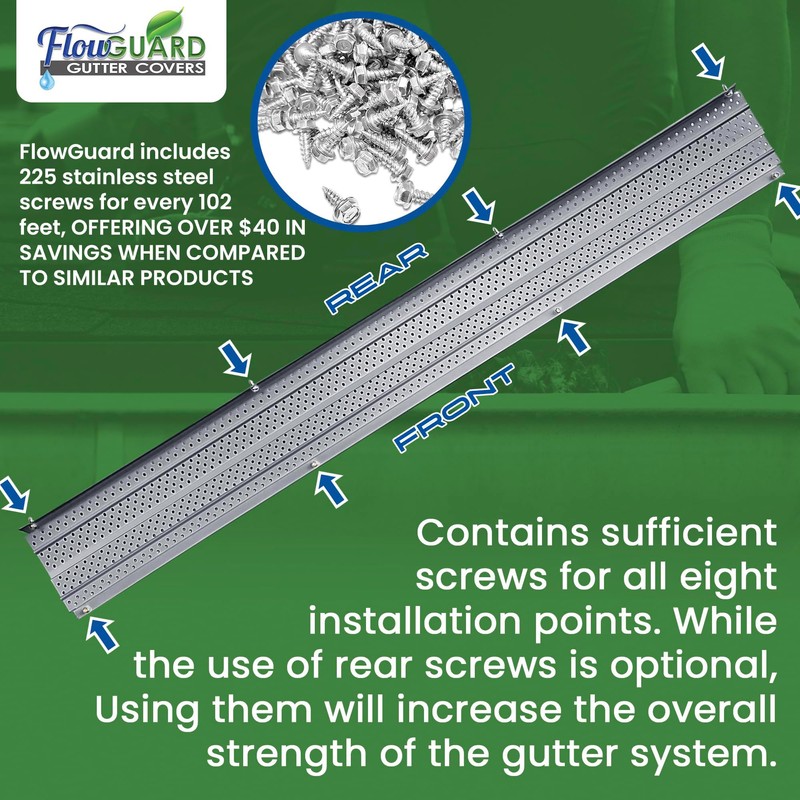 FlowGuard USA Made Professional DIY 5 Inch High Clearance 50-Year