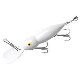 Heddon Lures W0801 Magnum Hellbender Fishing Lures, White, 5.5"