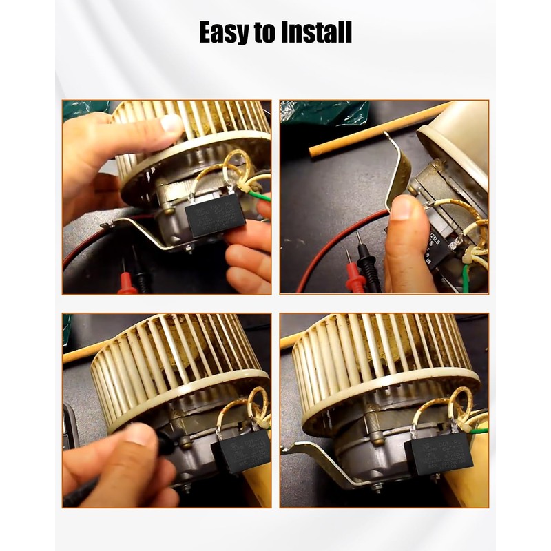 Universal Capacitor Replace C61-P2 6uF 250VAC 50/60Hz 10000AFC C22.2NO.190 85