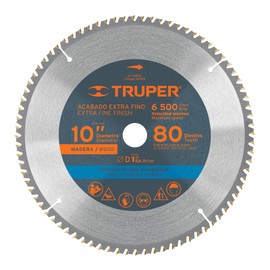 Truper ST-1080E, Sierra circular para madera Ø 10, 80 dpp