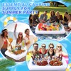 Leitee 8 Pack Inflatable Ice Serving Bars for Food, Table