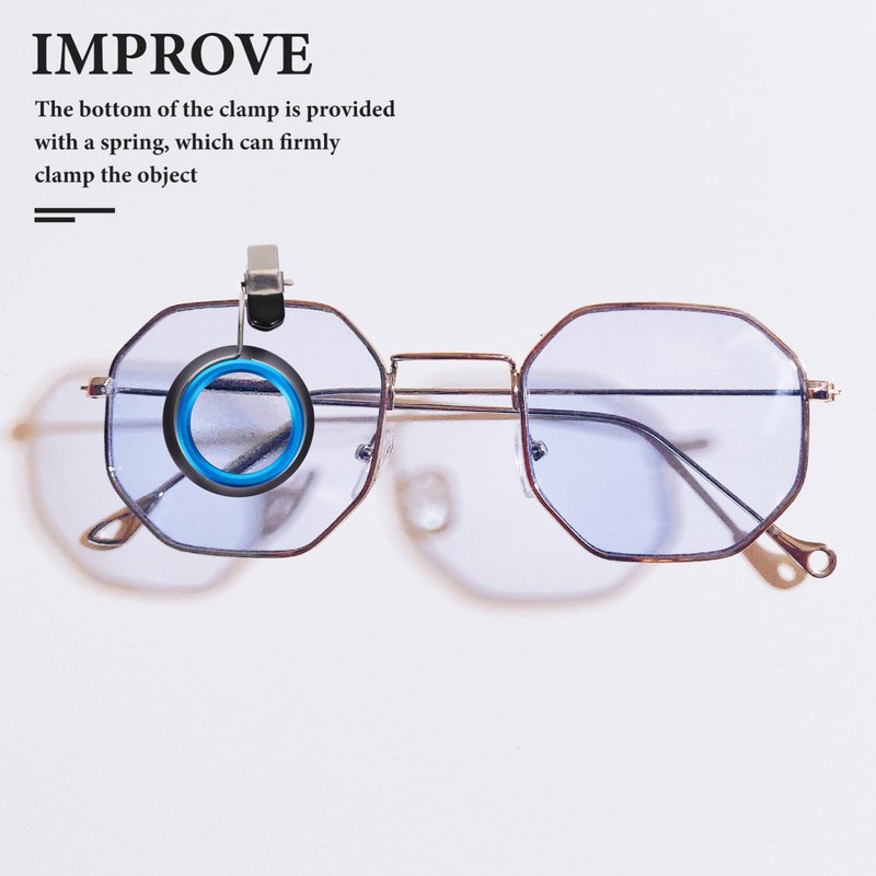 JECOMPRIS Jewelers Loupe, Portable Monocular Magnifier, 5X Magnifying Glass Eye