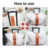 Proxima Direct Elastic Fastening Belt for Luggage - 4PCS Adjustable