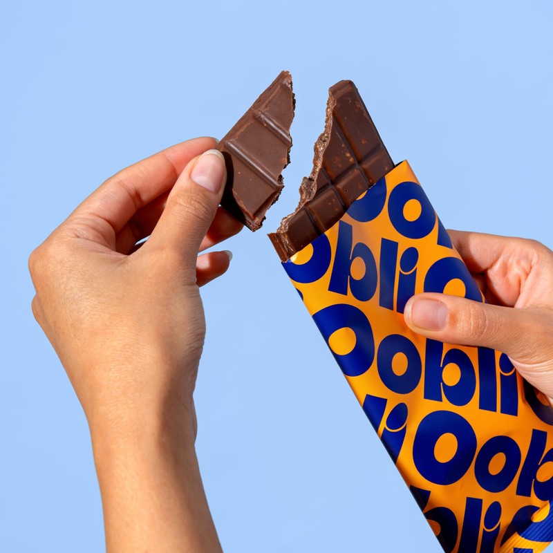 Oobli Milk Chocolate Bars, Only 1g Added Sugar, Low Carb,