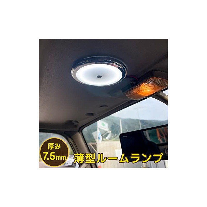 Set of 2 Room Lamps, Dimmable LED Car Light, 12v