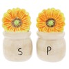 Potted Sunflowers Ceramic Salt & Pepper Shakers