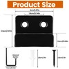 8 Pcs U Shaped Brackets, Heavy-Duty U Brackets Metal Garage