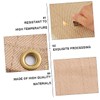 KONTONTY Emergency Blanket 2pcs Fireproof Mat Camping Blankets Fiberglass Heat