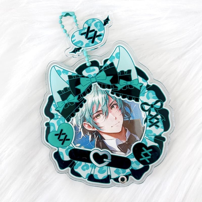 G Trigger Acrylic Frame for Can Badges, Leopard Pattern, For