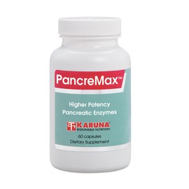 PancreMax 60 Vegetarian Capsules | Pure Pancreatin 500mg, Lipase 31mg
