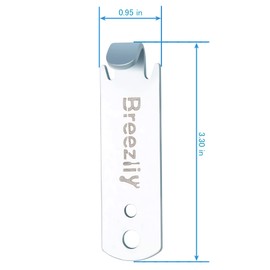 Breezliy Fence Wire Twister for T Post Clips, Barb Wire Fence Tools,Time Saver Barb Galvanized Twisted Wire Fence Tools Easy to Use Strong Enough to Twist Any Fencing Wire (2 Pack)