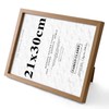 Fabian Clarke London® 21x30cm Modern Oak Wooden Picture Photo Frame