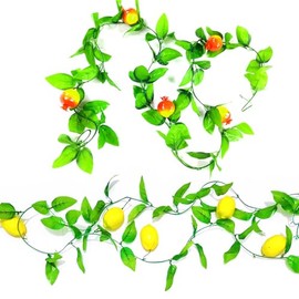 ZLIXING Sukkah Decorations Etrog Pomegranate Sukkot Decoration Fruit Hanging Garland Party Supplies