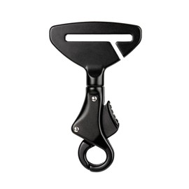 Namvo Car Seat Belt Safety Buckle Lock, Fit Pet Harness Dog or Cat Car Travel Portable Lightweight (Black, Unisize)