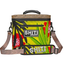 SHITI Coolers Cooler for Camping, Travel, Beach, Soft Lunch Box for Food, Drinks & Ice, Portable, Waterproof 24 Hr Insulated Bag with Shoulder Straps, Customizable (The Getaway, 12 Can Cooler)