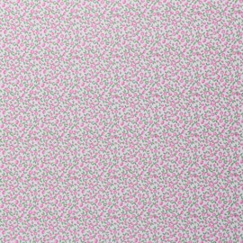 Mook Fabrics Cotton Calico Flowers, Pink 15 Yard Bolt