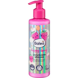 Balea Set of 4 Family Hair Care: 2 x Light Comb Conditioner Happy Berry Conditioner Mild (2 x 200 ml) + Hair Treatment Blossom Dream (20 ml) + Shampoo Oat Milk Soothing for Sensitive Hair (250 ml), 670 ml