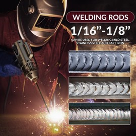 ZOJAN Handheld ARC Stick Welder 140A 110V,lightweight Portable inverter handheld welder Gun capable of DC Stick and ideal for beginners. Arc force and Anti-Stick With Welding Tools