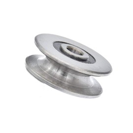 8mm/0.3" 250kg Stainless Steel Deep U Groove Ball Bearing Pulley Metal Roller Wheel Bearing Wheel Wire Rope Pulley for Lifting Guide Inner Diameter (40mm x 13mm)