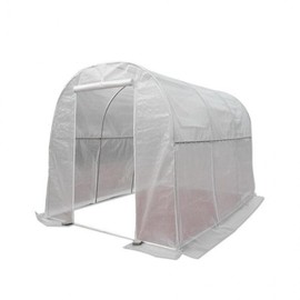 Mini Prefabricated Greenhouse for Home Gardening - Succulents, Balcony, Rooftop (Import) 15. 2.4x4x2m (Single Door)