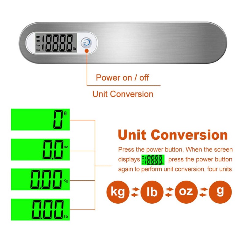 Modonghua 110lbs Digital Bow Scale for Draw Weight, Portable Archery