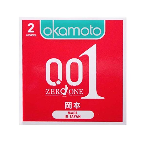 Okamoto 0.01 Hydro Polyurethane 2's Pack PU Condom Made in Japan