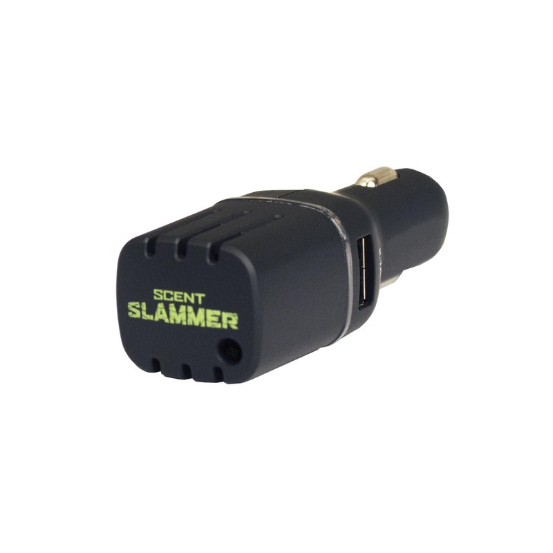 HME Scent Slammer Car Air Purifier with Dual USB Ports
