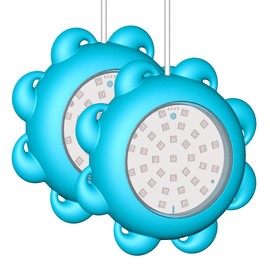 BOLEISE 20W LED Pool Lights, Color Changing Swimming Pool Light with Remote APP Control, IP68 Waterproof Underwater Submersible LED Lights for Inground, Above Ground, Indoor & Outdoor Pools (2pcs)