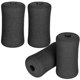 Foam Foot Pads Rollers, 4 pcs Replacement Foam Foot Pads, Weight Bench Leg Extension Curl Attachment for Home Gym Replacement Parts
