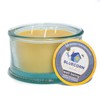 Bluecorn Beeswax 100% Recycled Spanish Glass Aromatherapy Beeswax Candle -