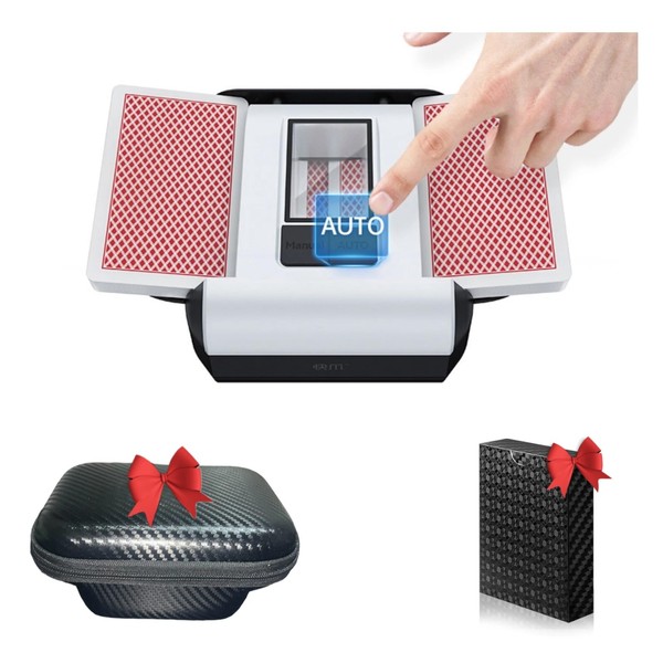 Rechargeable Automatic Card Shuffler — Dual Modes (Auto & Semi-Auto),