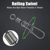 Craftsboys Fishing Speed Clips, Stainless Steel Quick Change Swivel Snap