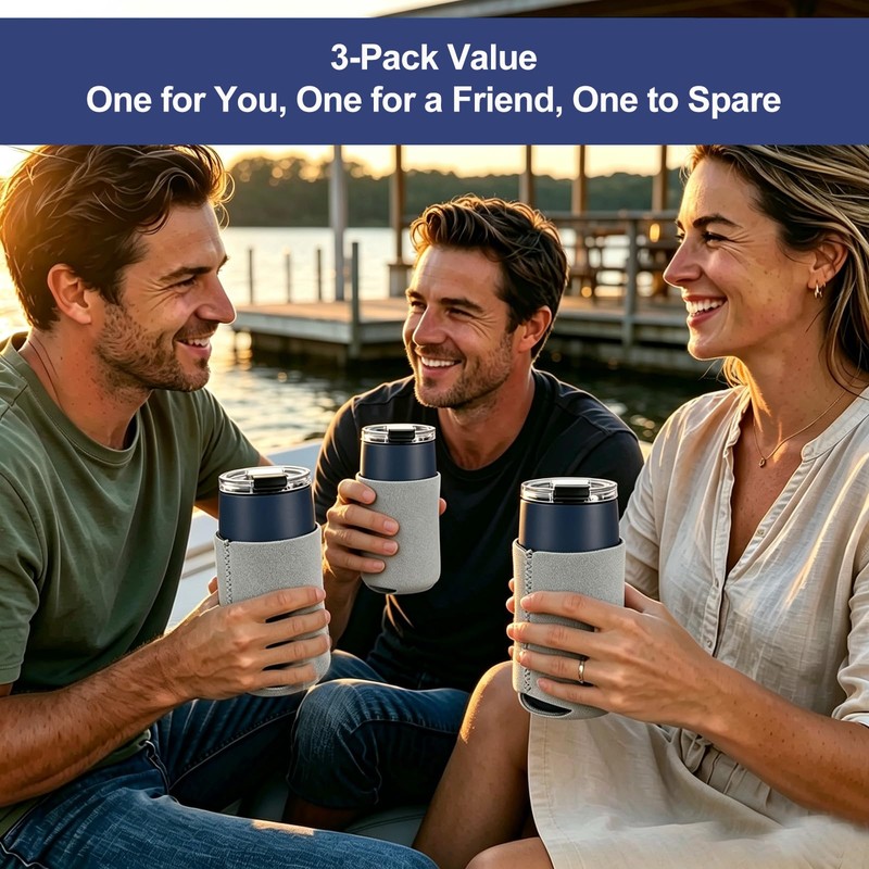 Can Cooler Sleeves Compatible with Simple Modern 12 oz, Reusable
