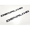 GMC 2PCS Matte Black DENALI HD 3D Side Door Letter